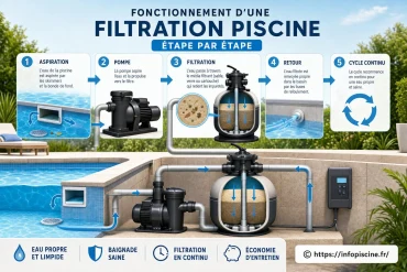 Fonctionnement d'une filtration piscine : étape par étape pour une eau claire