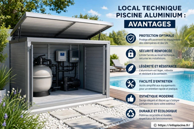 Local technique piscine aluminium : quels sont les avantages à connaître