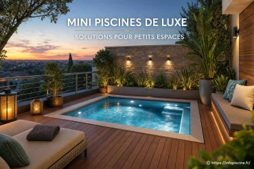 Mini piscines de luxe : quelles solutions pour aménager les petits espaces ?