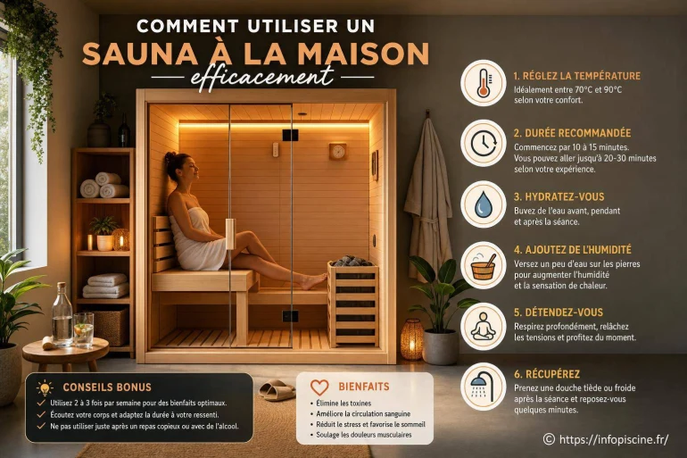Comment utiliser un sauna à la maison efficacement pour votre bien-être