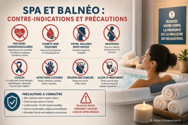 Quelles sont les contre-indications du spa et de la balnéo ? Précautions à connaître