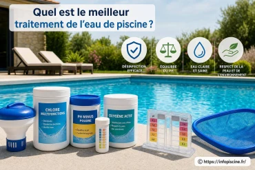 Quel est le meilleur traitement de l’eau de piscine ?