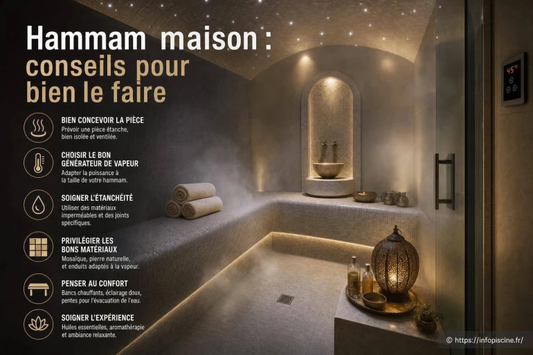 Hammam maison : conseils pour bien le faire