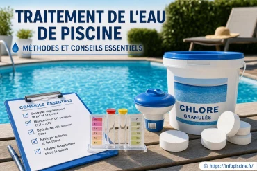 Traitement de l'eau de piscine : méthodes et conseils essentiels