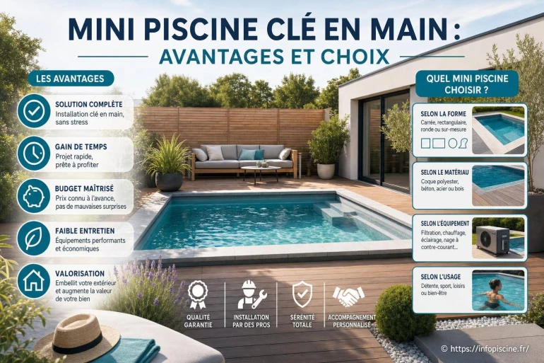 Mini piscine clé en main : avantages et conseils pour bien choisir
