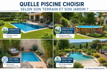 Quelle piscine choisir selon son terrain et son jardin ?