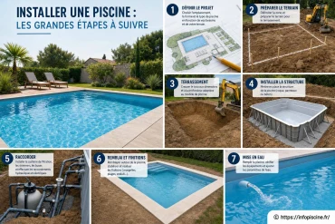 Installer une piscine : les grandes étapes à suivre