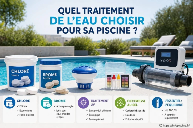 Quel traitement de l’eau choisir pour sa piscine ?