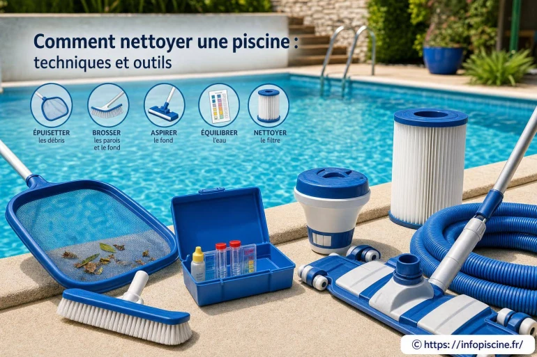 Comment nettoyer une piscine : techniques et outils efficaces ?