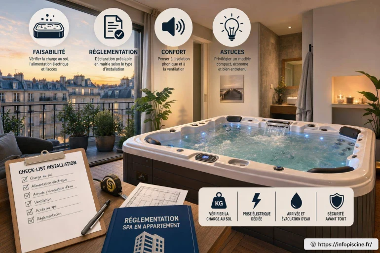 Installer un spa balnéo en appartement : est-ce possible ?