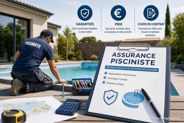 Assurance pisciniste : garanties, prix et choix du contrat