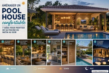 Aménager un pool house confortable : 7 idées pour profiter de sa piscine du matin au soir