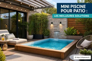 Mini piscine pour patio : les meilleures solutions