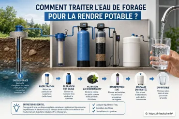 Comment traiter l’eau de forage pour la rendre potable ?