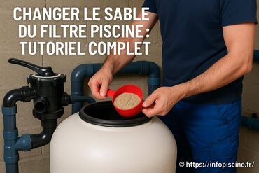 Comment remplacer efficacement le sable de votre filtre de piscine : guide étape par étape