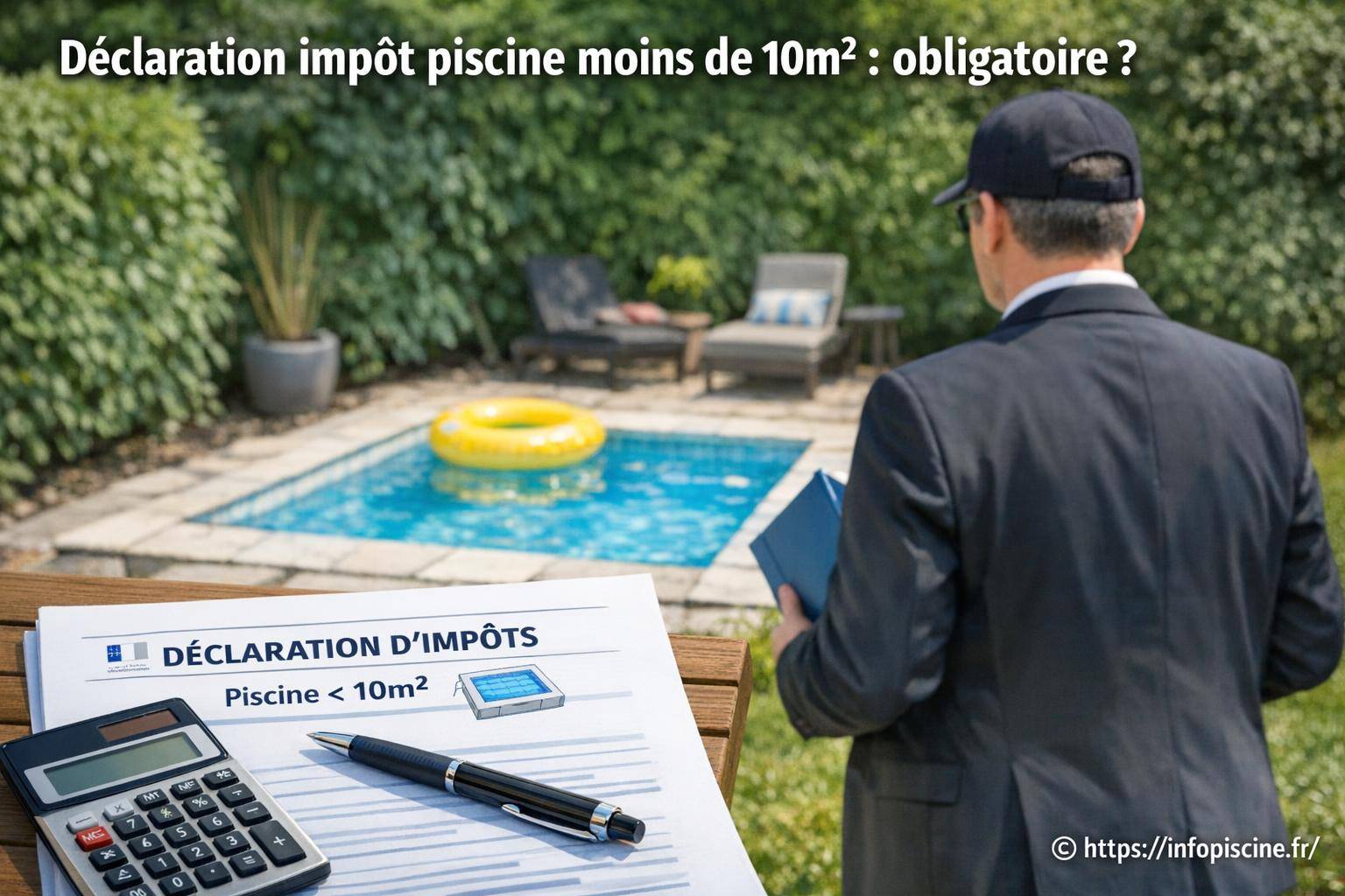 Déclaration impôt piscine moins de 10m2 : est-ce obligatoire ?