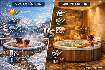 Spa extérieur vs spa intérieur : quels avantages et inconvénients choisir ?