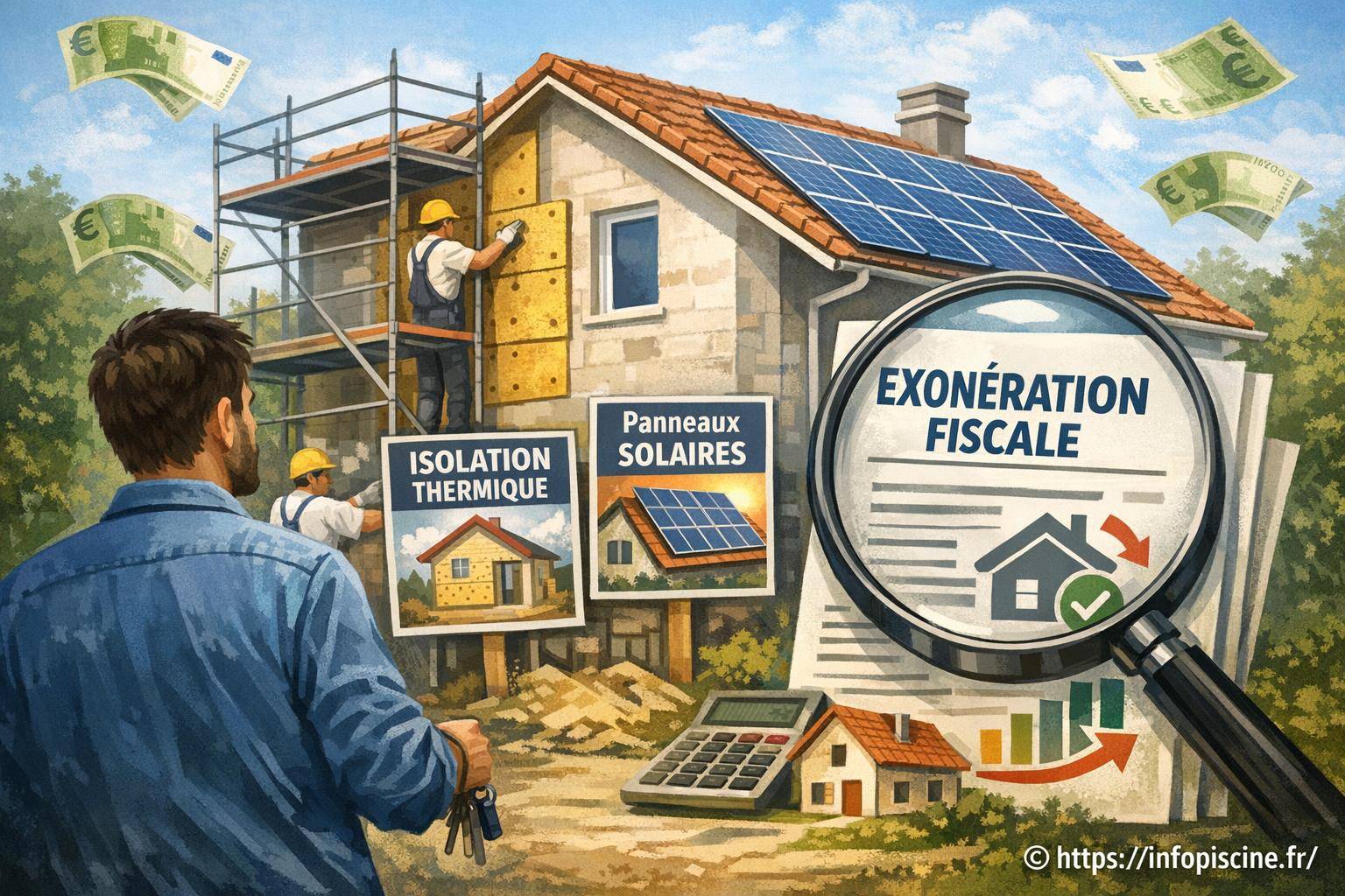 Taxe foncière 2026 : comment bénéficier d'une exonération temporaire pour certains travaux