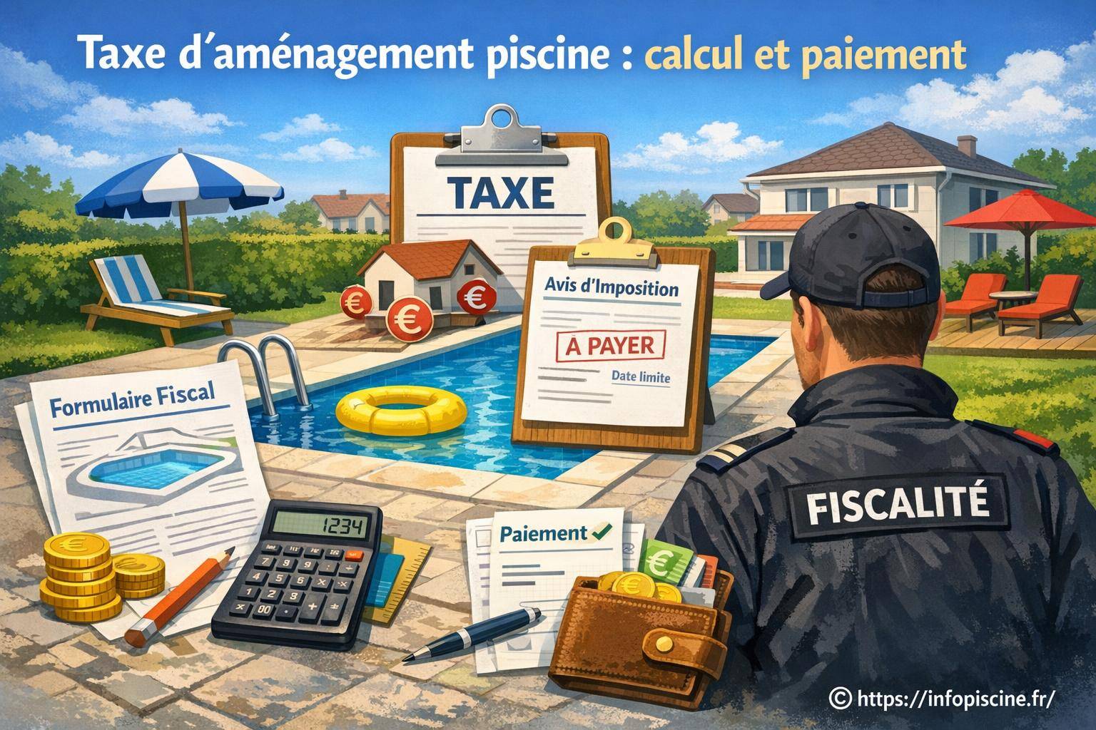 Taxe d'aménagement piscine : comment calculer et payer votre contribution ?