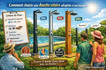 Comment choisir une douche solaire adaptée à vos besoins ?