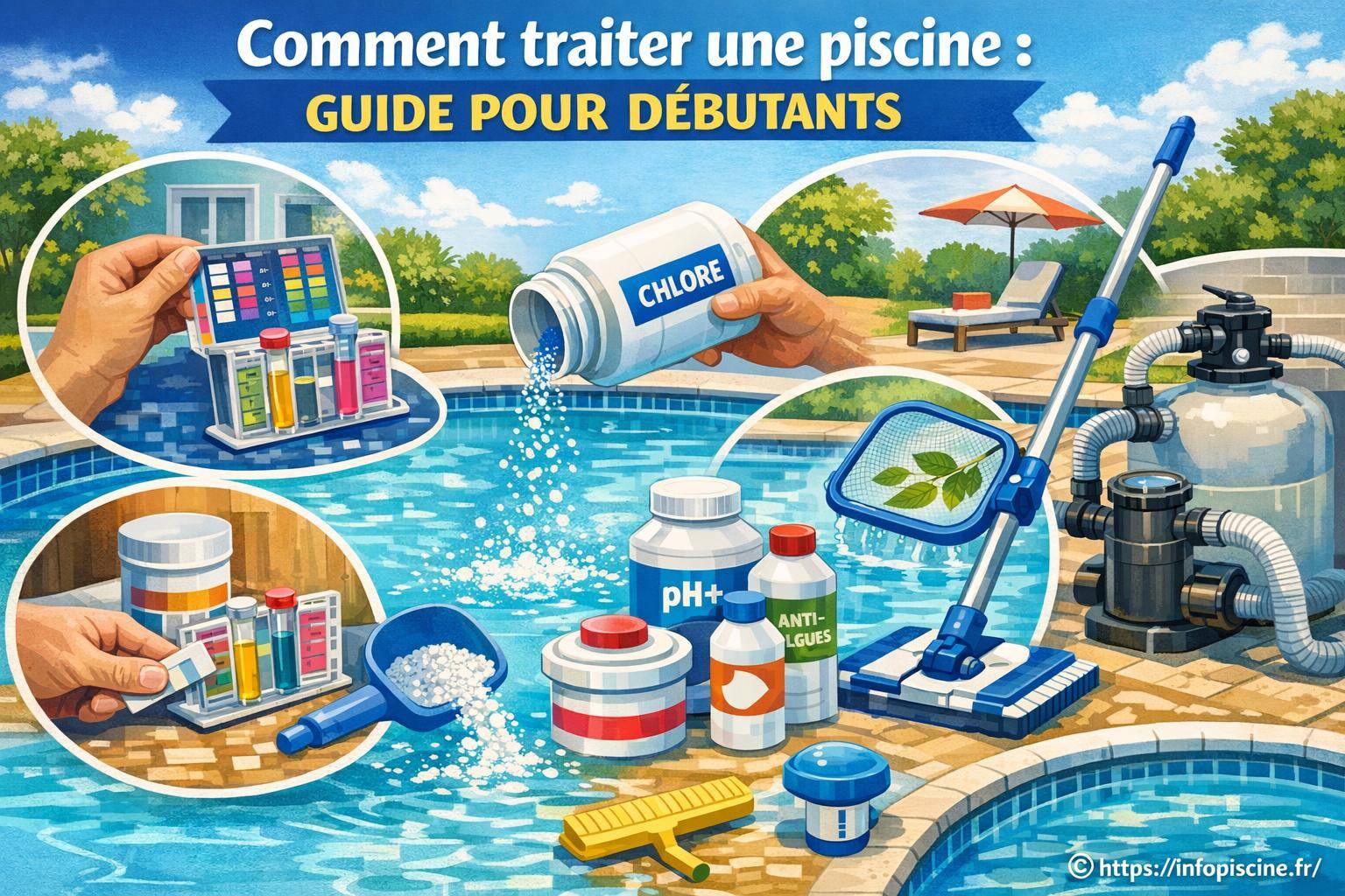 Comment traiter une piscine : guide complet pour débutants