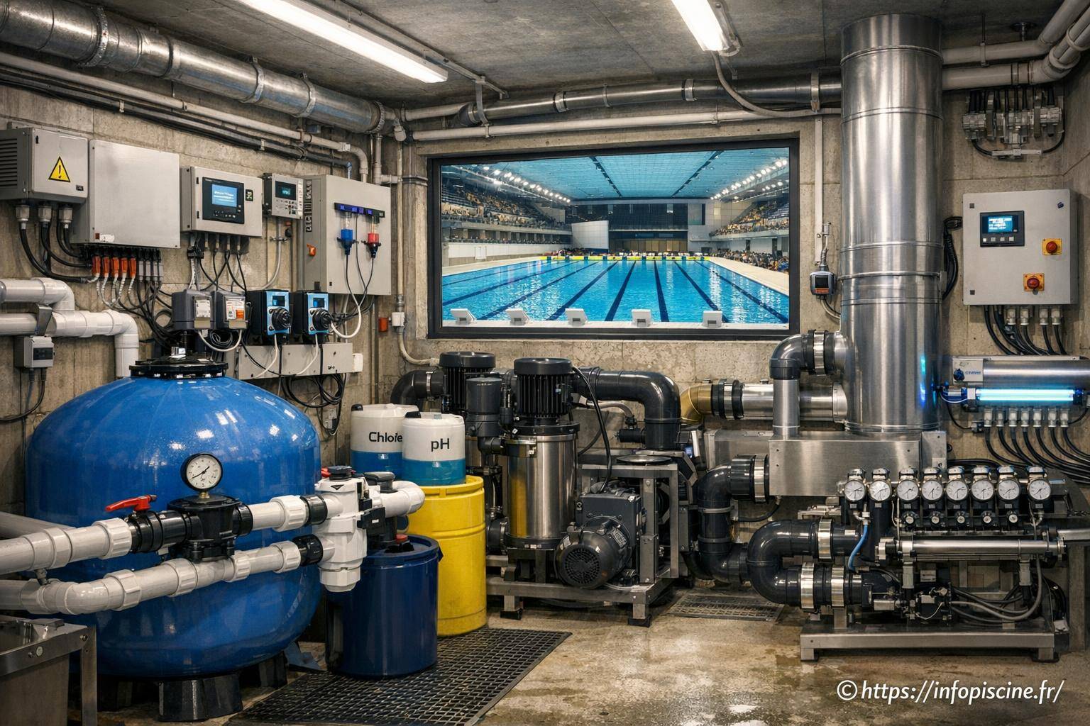 Local technique piscine olympique : quelles normes et équipements respecter ?
