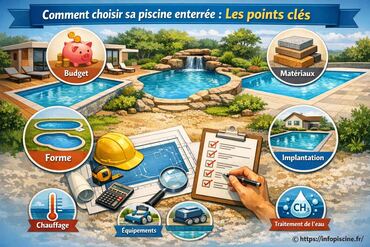 Comment choisir sa piscine enterrée : les points clés à connaître