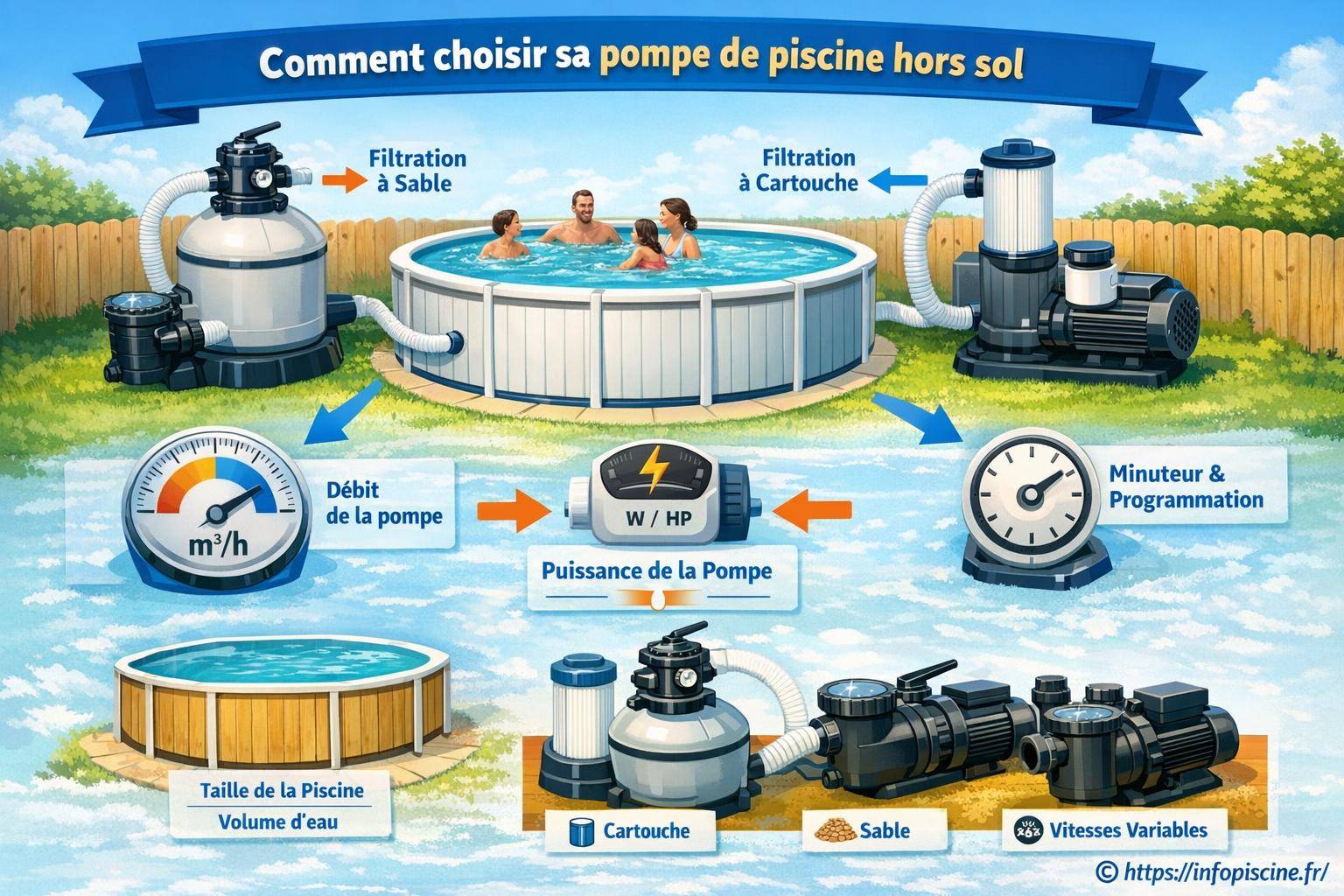 Comment choisir sa pompe de piscine hors sol pour un entretien optimal ?