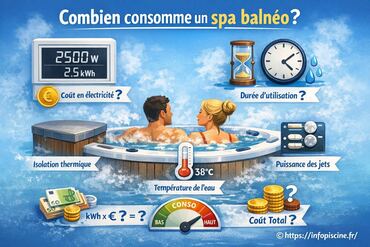 Combien consomme un spa balnéo en énergie et eau ?
