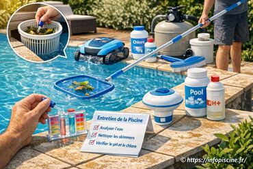 Comment entretenir la piscine au quotidien ?