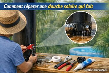 Comment réparer une douche solaire qui fuit efficacement ?