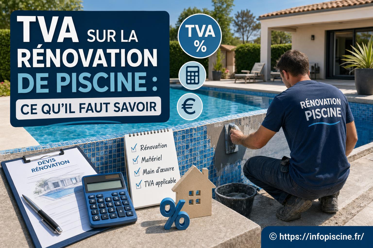 TVA sur la rénovation de piscine : comment bien la comprendre et l’appliquer
