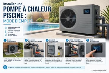 Installer une pompe à chaleur piscine : guide complet pour réussir
