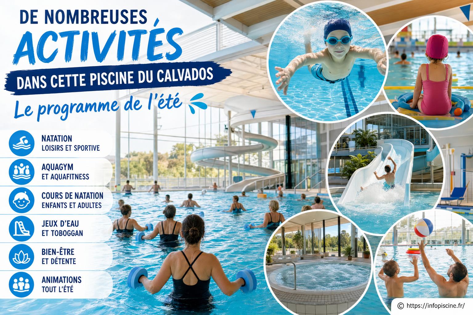 Programme d'été 2026 : activités et animations à la piscine de Condé-en-Normandie (Calvados)