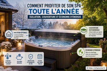 Comment profiter de son spa toute l’année grâce à l’isolation, la couverture et l’économie d’énergie