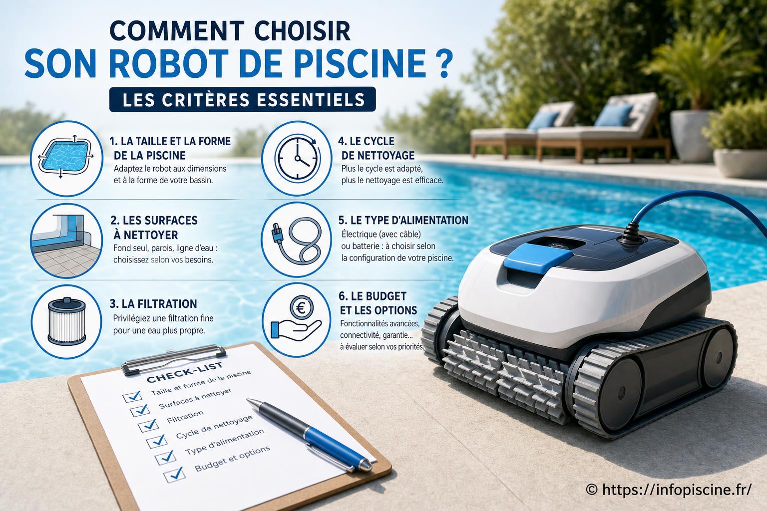Comment choisir son robot de piscine ? les critères essentiels à connaître