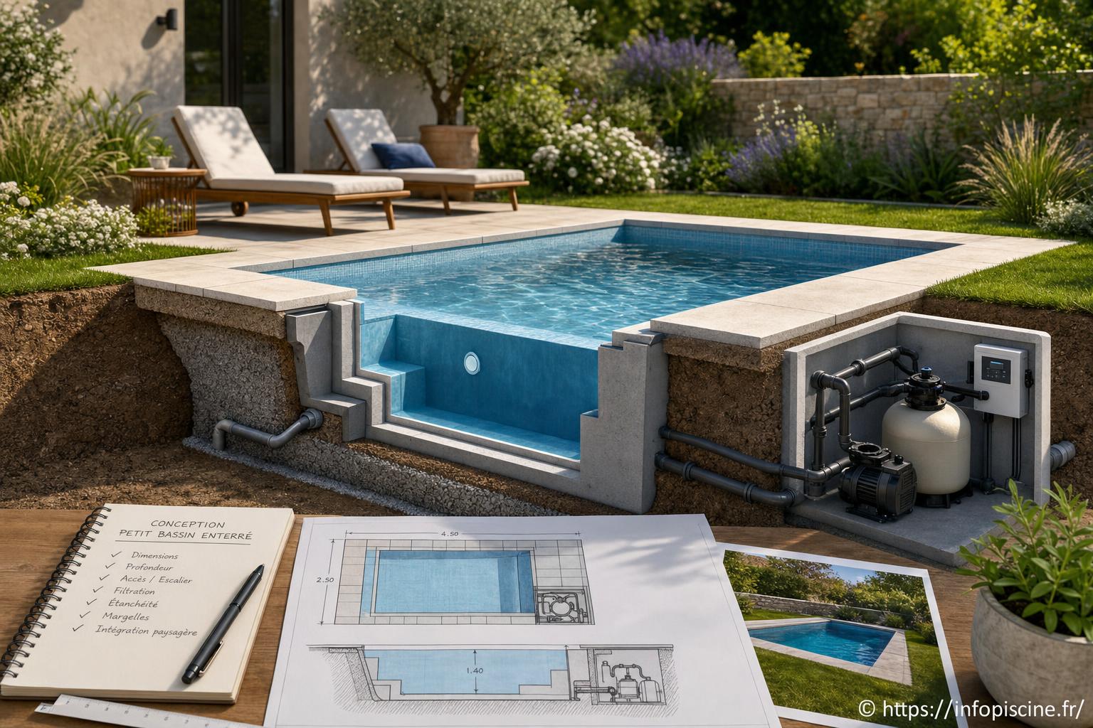 Conception de petits bassins enterrés : comment créer un espace détente dans votre jardin ?