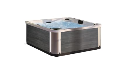 Kinedo - Happy Spa 4 - Bois foncé - 5 Places - 192x192x78 cm