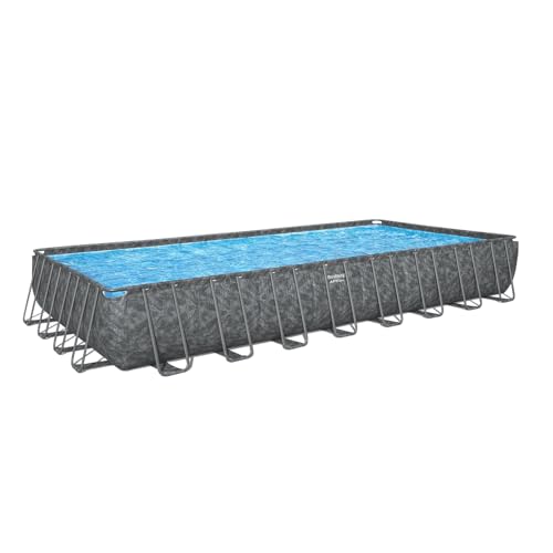 Piscine Hors Sol Rectangulaire Gris