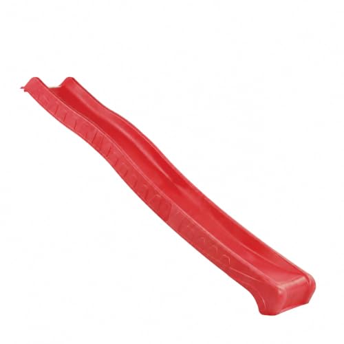 Toboggan pour enfant - 280 cm - Rouge - Avec raccord deau - 