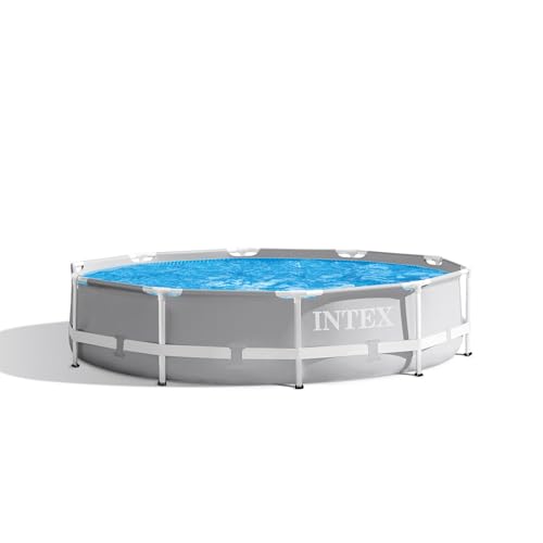 Intex piscine prism frame ronde tubulaire (ø)3,05 x (h)0,76m
