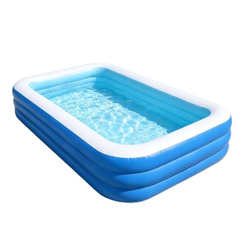 Piscine Enfant Gonflable Rectangulaire, Pataugeoire Gonflabl