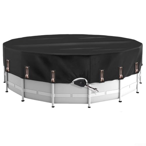 Bâche de protection solaire ronde de 3 à 5,5 m pour piscine 
