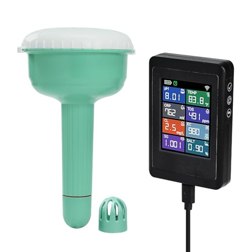 Moniteur de Piscine Intelligent 8-en-1 | Sonde Flottante San