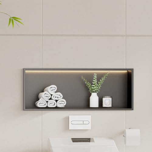 Pomme de Douche LED Inox Noir