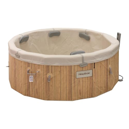 Hespéride - Spa Semi-Rigide Nordik Argile, Effet Bois, Ø 190