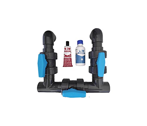 ByPiscine - Kit by Pass 63 mm Complet pour Pompe à Chaleur o