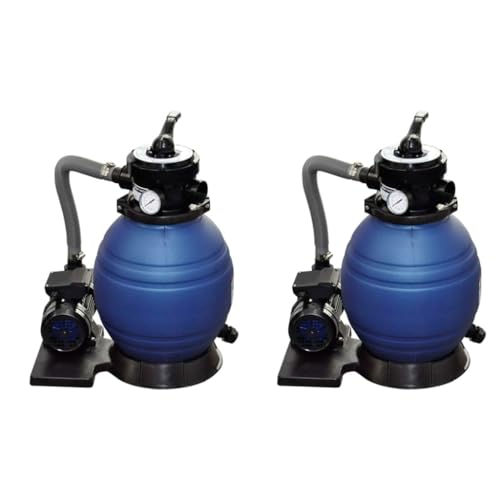 Kaloriko Pompe à Filtre à Sable 2 pcs 400 W, Filtration 1100
