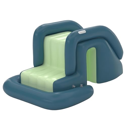 Toboggan de Piscine Gonflable pour piscines Hors Sol, Tobogg