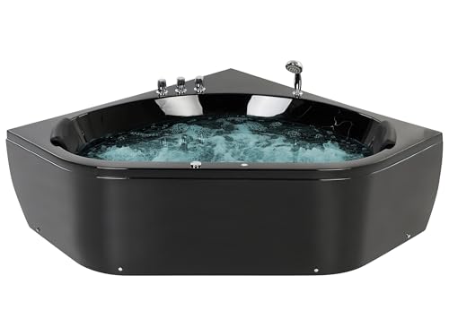 Baignoire dAngle Hydromassante Acrylique 140 cm LED